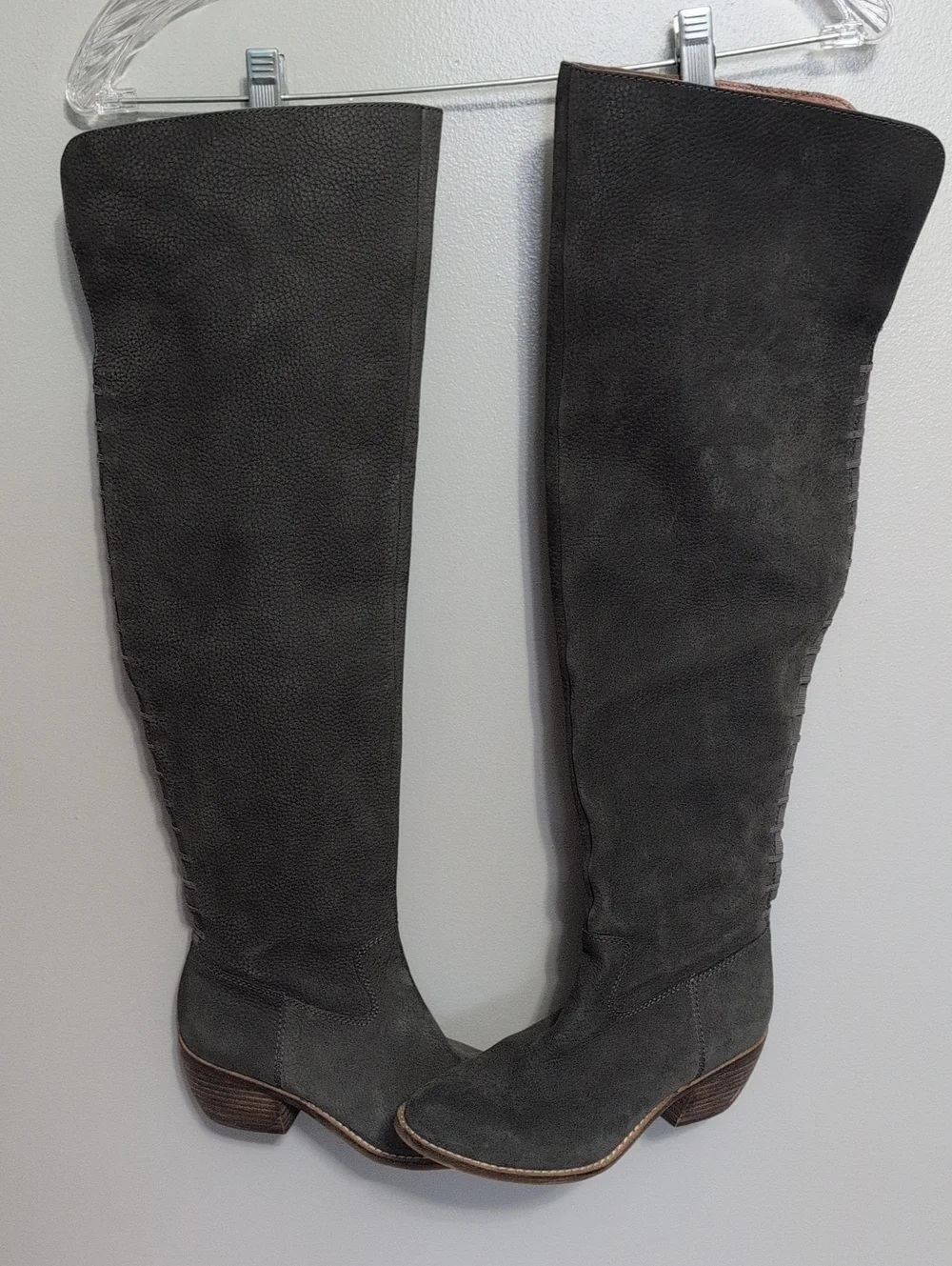Lucky Brand Calypso over-the-knee boots Size 7.5 Gray